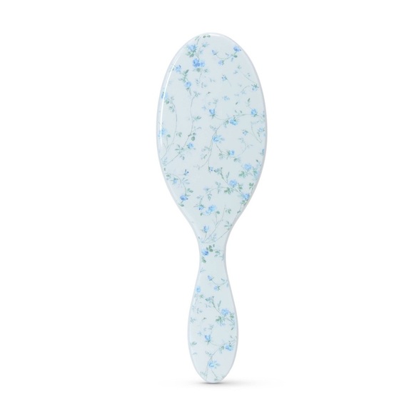 NIB LoveShackFancy Wet Original Detangler Round Brush in English Ivy Blue. - Picture 8 of 14